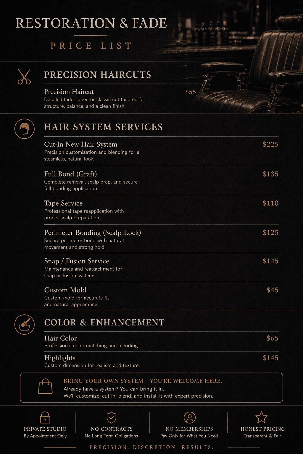 RESToration & Fade Saloon for Men Roswell rd Sandy Springs photo 1